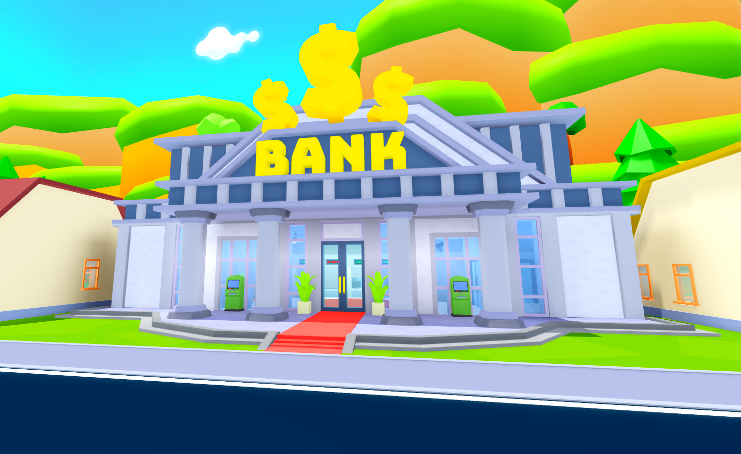 Hacking Simulator bank building