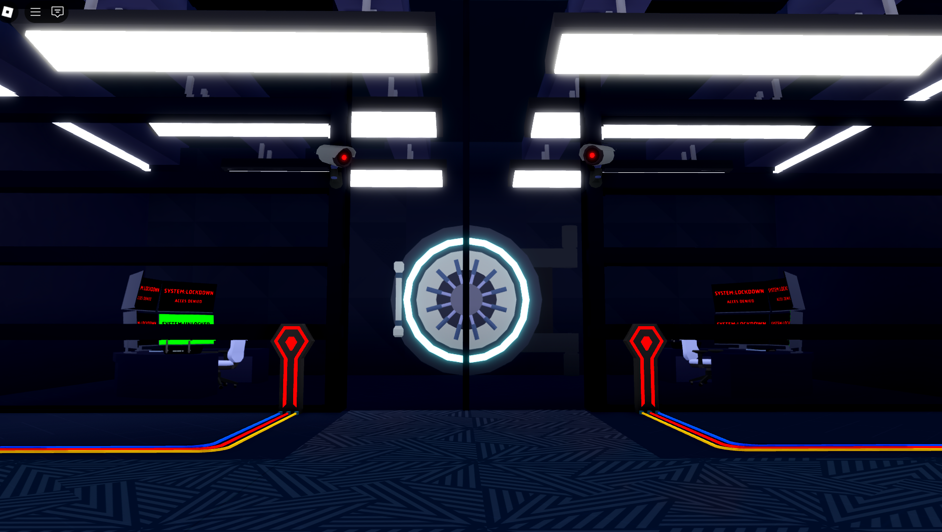 Hacking Simulator vault door